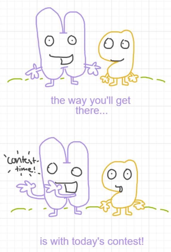 A panel from Ready Oar Knot, episode three of the Board Boards object show by Furretwalk/WalkingFurret.